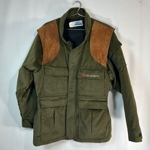 The Ultimate Mens Olive Green Suede Shoulder Hunting‎ Field Jacket